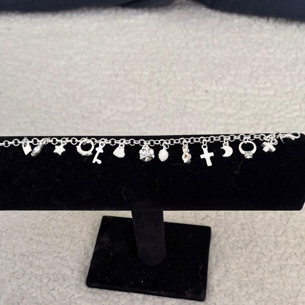 Silver Charm Bracelet